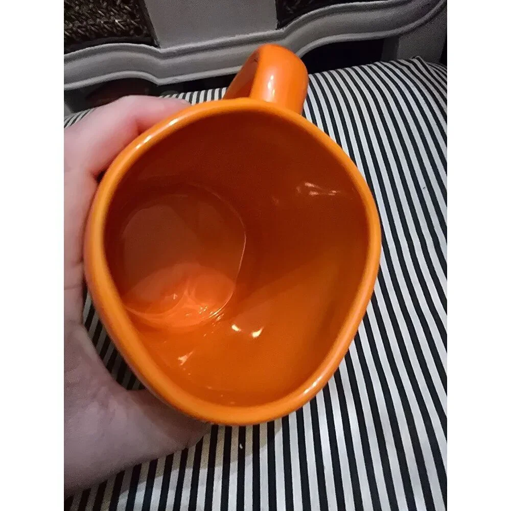 NWT Rae Dunn Halloween Orange Boo Coffee Mug